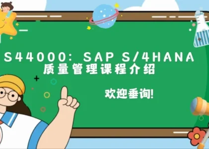 SAP质量管理课程推荐 提升竞争力的必修课